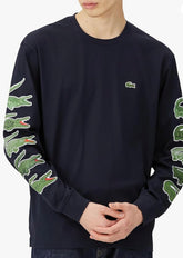 Lacoste Timeline Clock Sleeve Print